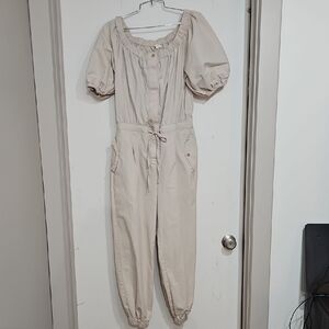 Elegant Cream Jumpsuit